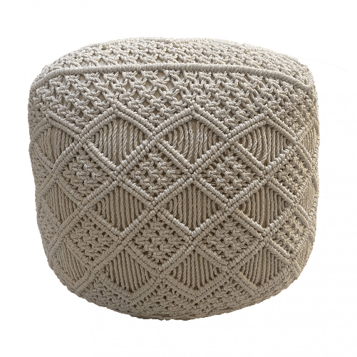 MILANI HOME MOULIN - pouf in cotone