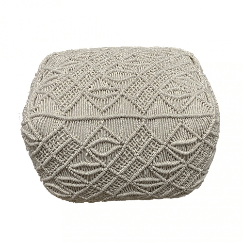MILANI HOME FIRMIN - pouf in cotone