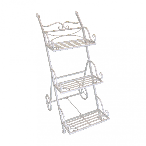 MILANI HOME DORIAN - eatagere bianco ossidato