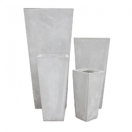 MILANI HOME MARGHE - set di 4 vasi da giardino