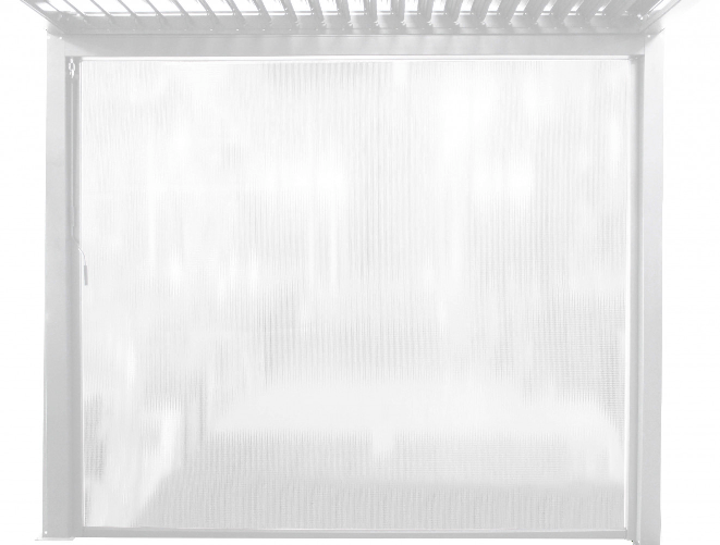 MILANI HOME Laterale in PVC per lato da 4 m pergola bioclimatica