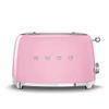 Smeg-TSF01PKEU-Estetica-50-s-Style-Tostapane-2-Fette-6-Livelli-di-Doratura-Rosa