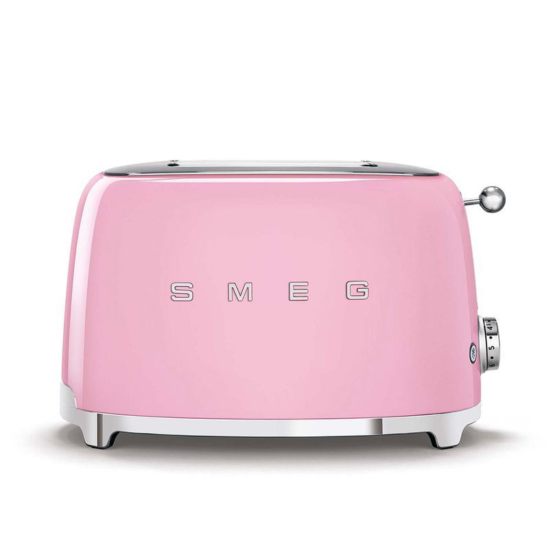 Smeg-TSF01PKEU-Estetica-50-s-Style-Tostapane-2-Fette-6-Livelli-di-Doratura-Rosa