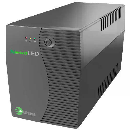 Elsist NemoLED 160 UPS Gruppo di Continuita' 1,6 kVA 600W 4 Prese per PC Ufficio Casa