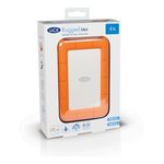 LaCie Rugged Mini disco rigido esterno 2 TB 5400 Giri/min Micro-USB B 3.2 Gen 1 (3.1 Gen 1) Arancione, Argento