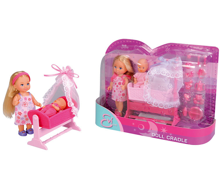 Simba-Toys-Evi-Love-Bambola-con-Bambino-Culla-e-Accessori-2-Modelli