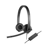 Logitech H570e Cuffie con Microfono USB Cancellazione di Rumore Compatibili con PC-Mac-Laptop