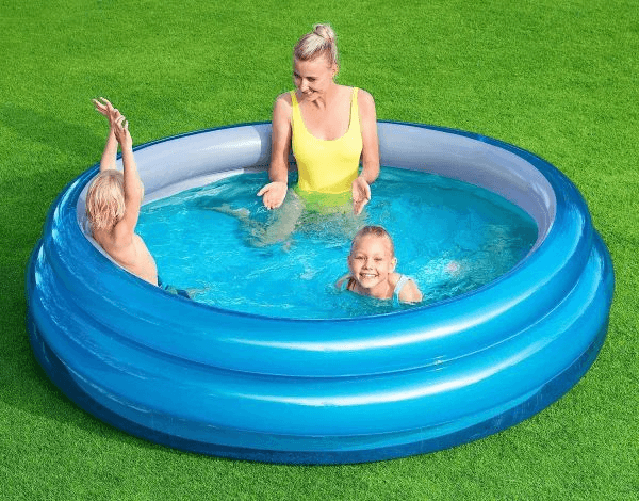 Bestway Piscina bestway 51043b gonfiabile tonda cm.201x53h. a 3 anelli