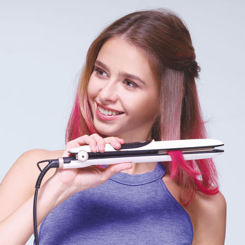 Bellissima-Creativity-Color-Shine-B22-Piastra-per-Capelli-Colorati-con-Rivestimento-in-Tessuto-Regolazione-Temperatura-da-150°-a-230°