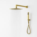 OGOMONDO  Set per doccia soffione quadro in acciaio inox 25x25 millimetri color oro *** finitura- oro lucido