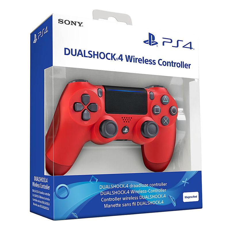Sony-Controller-Dualshock-4-V2-Red-PS4-Playstation-4-