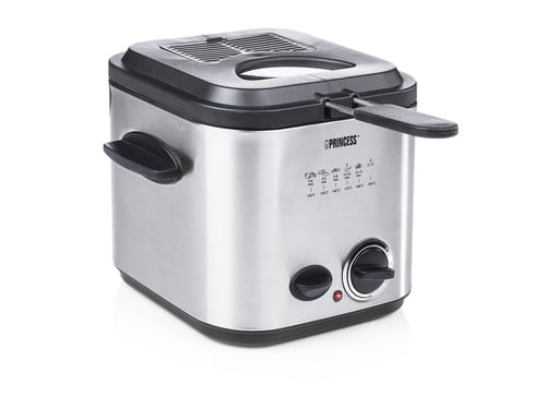 Princess-182611-Mini-Friggitrice-e-Fonduta-840-W-Acciaio-Inox