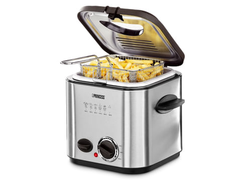 Princess-182611-Mini-Friggitrice-e-Fonduta-840-W-Acciaio-Inox