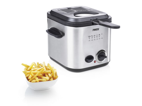 Princess-182611-Mini-Friggitrice-e-Fonduta-840-W-Acciaio-Inox