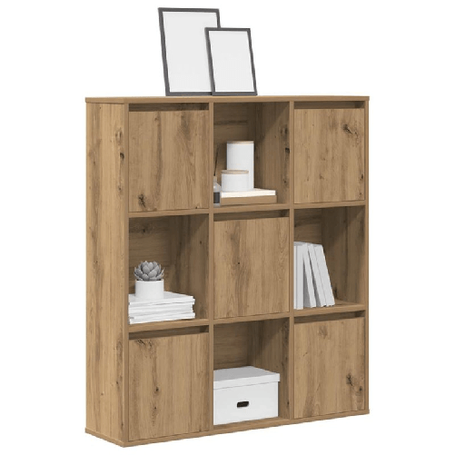 VidaXL Libreria Rovere Artigianale 89x24x101,5 cm in Legno Multistrato
