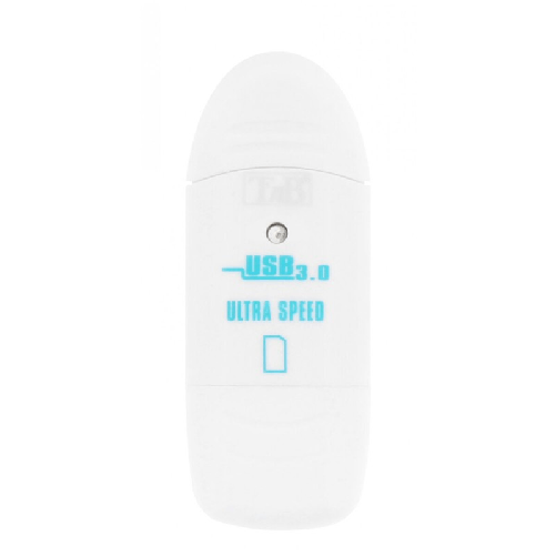 T'NB Lettore di Schede Esterno T'NB Mini USB 3.0 Bianco