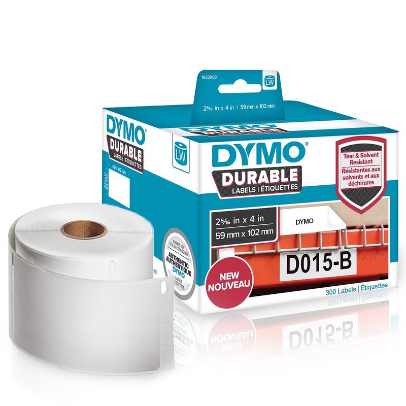 DYMO-Etichette-lw-Durable-Mutliuso--59x102-mm---Bianco---Permanente---300-Etichette-x-1-Rotolo-i