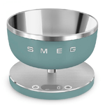 Smeg ksc01egmww bilancia da cucina digitale verde smeraldo, opaca estetica collezione