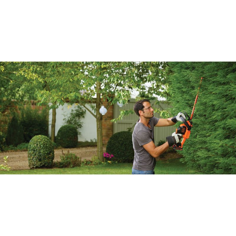 Black-Decker-Tagliasiepi-Elettrico-a-Batteria-Litio-18v-20-ah-lama-cm-50-Powercommand-System