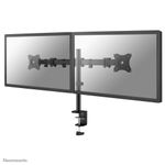 NewStar NeoMounts NM-D135DBLACK Staffa per scrivania nera per 2 Monitor 10-27''