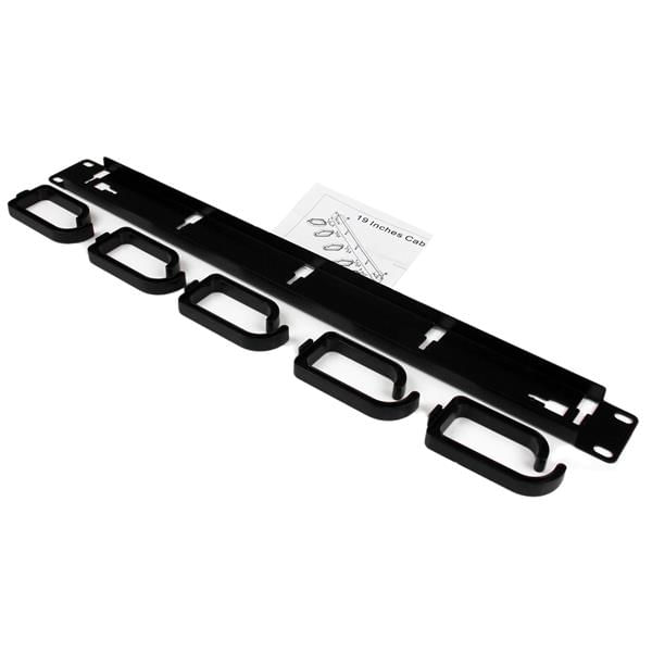 Startech-1u-19in-Metal-Rackmount-Cavo-Management-Panel