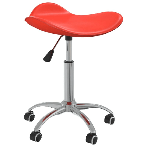 VidaXL Sedia da Ufficio Rossa in Similpelle