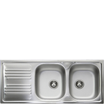 Smeg LYP116S lavello Lavello ad incasso Rettangolare Acciaio inox