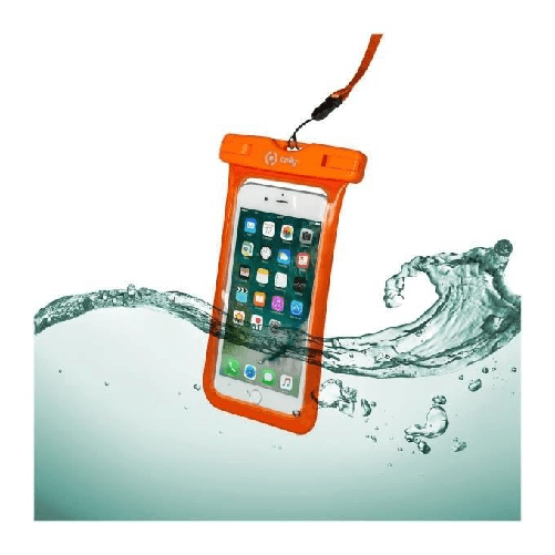 Celly-SPLASHBAG18OR-custodia-per-cellulare-158-cm--6.2--Custodia-a-sacchetto-Arancione