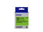 Epson-Nastro-fondo-Fluorescente-Verde-per-testo-Nero-12-9-LK-4GBF