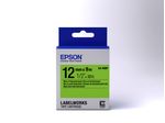 Epson-Nastro-fondo-Fluorescente-Verde-per-testo-Nero-12-9-LK-4GBF