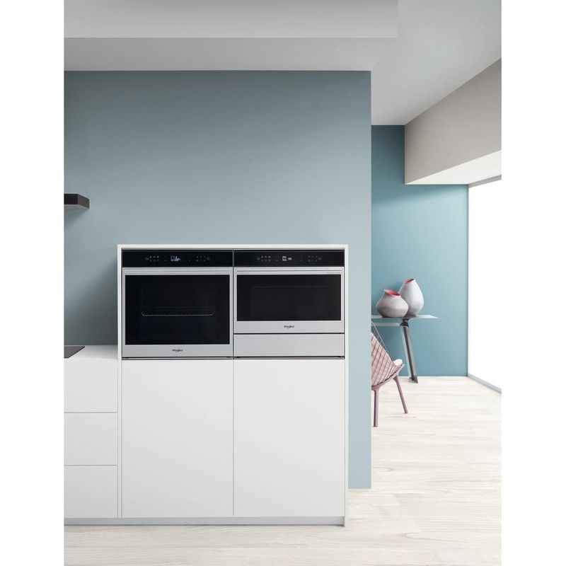 Whirlpool-W7-OM4-4S1-P-73-L-A--Nero-Acciaio-inossidabile
