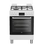 Beko FBE62310GW cucina a libera installazione bianca, 60x60cm, piano gas, forno elettrico ventilato