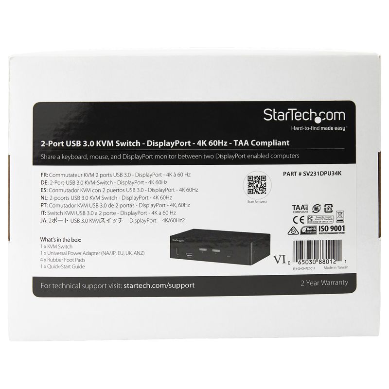 StarTech.com-Switch-KVM-DisplayPort-a-2-porte---4K-60Hz