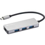 Sandberg 336-32 hub di interfaccia USB 3.2 Gen 1 (3.1 Gen 1) Type-C 5000 Mbit/s Grigio