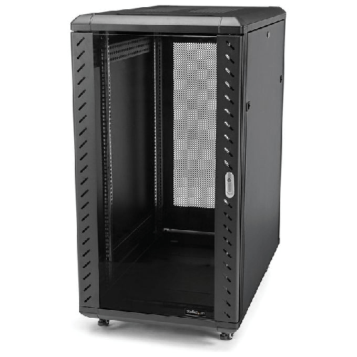 StarTech.com Armadio Server Rack 18U - Include ruote e piedini di livellamento - Profondità fino a 32" (81,2cm)