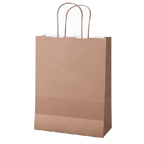 Mainetti Bags 25 shoppers Twisted carta kraft 18x8x24cm rosa antico Mainetti Bags