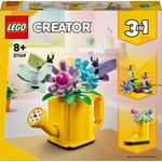 LEGO Creator 31149 3in1 Innaffiatoio con Fiori Finti Trasformabile in Stivale o in 2 Uccelli con Trespolo