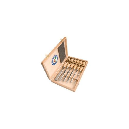 Kirschen-set-scalpelli--1101-HK-6-pz-in-cassetta-di-legno
