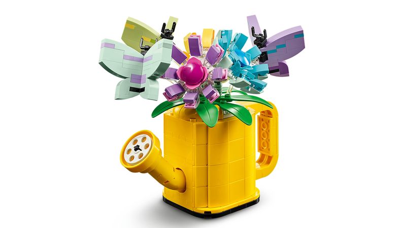 LEGO-Creator-31149-3in1-Innaffiatoio-con-Fiori-Finti-Trasformabile-in-Stivale-o-in-2-Uccelli-con-Trespolo-Giochi-per-Bambini-8-