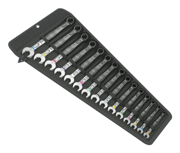 Wera-6003-Joker-15-Set-Assortimento-Chiavi-a-Forchetta-e-Poligonali-Metrico-15-Pezzi