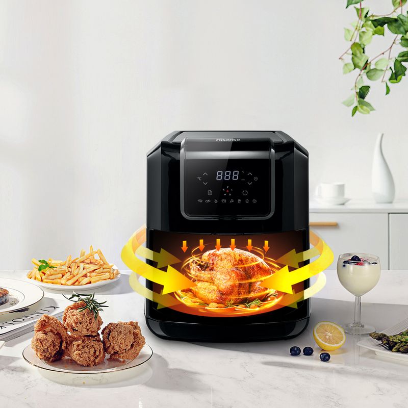 Hisense-H06AFBS1S3-friggitrice-Singolo-5-L-1700-W-Friggitrice-ad-aria-calda-Nero