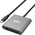 Emtec ECCAREADT610C Hub UltraSlim Lettore Type C per SD-MicroSD