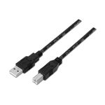 AISENS A101-0005 cavo USB 1 m USB 2.0 USB A USB B Nero