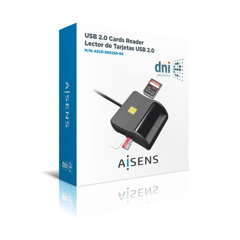 AISENS-ASCR-SN02SD-BK-lettore-di-controllo-di-accesso-Lettore-di-controllo-accessi-USB-Nero