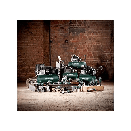 Metabo-Basic-250-24-W-OF-Compressore-per-corrente-Alternata-Monofase-1.5kW-8-bar-24-Litri-Verde-Nero