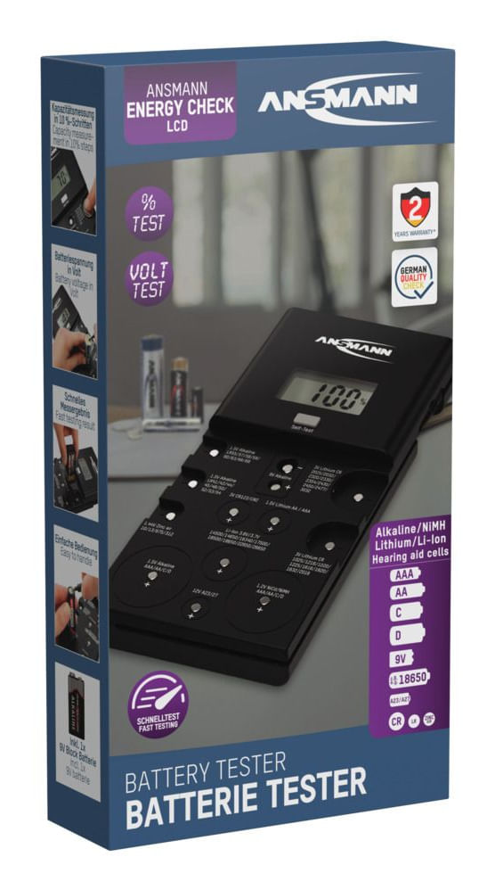 Ansmann-Energy-Check-LCD-Battery-Tester