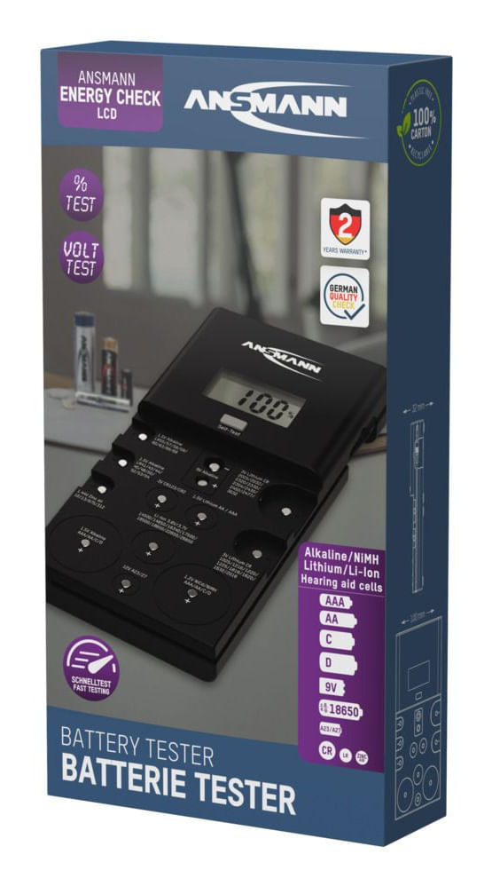 Ansmann-Energy-Check-LCD-Battery-Tester