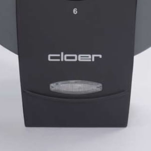 Cloer-1625-piastra-per-waffle-5-waffle-930-W-Nero-Grigio
