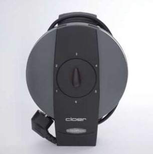 Cloer-1625-piastra-per-waffle-5-waffle-930-W-Nero-Grigio
