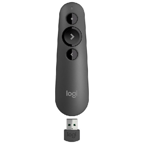 Logitech-R500-puntatore-wireless-Bluetooth-RF-Grafite